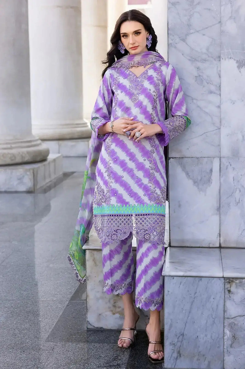 Charizma Lawn Embroidered Suit 8484