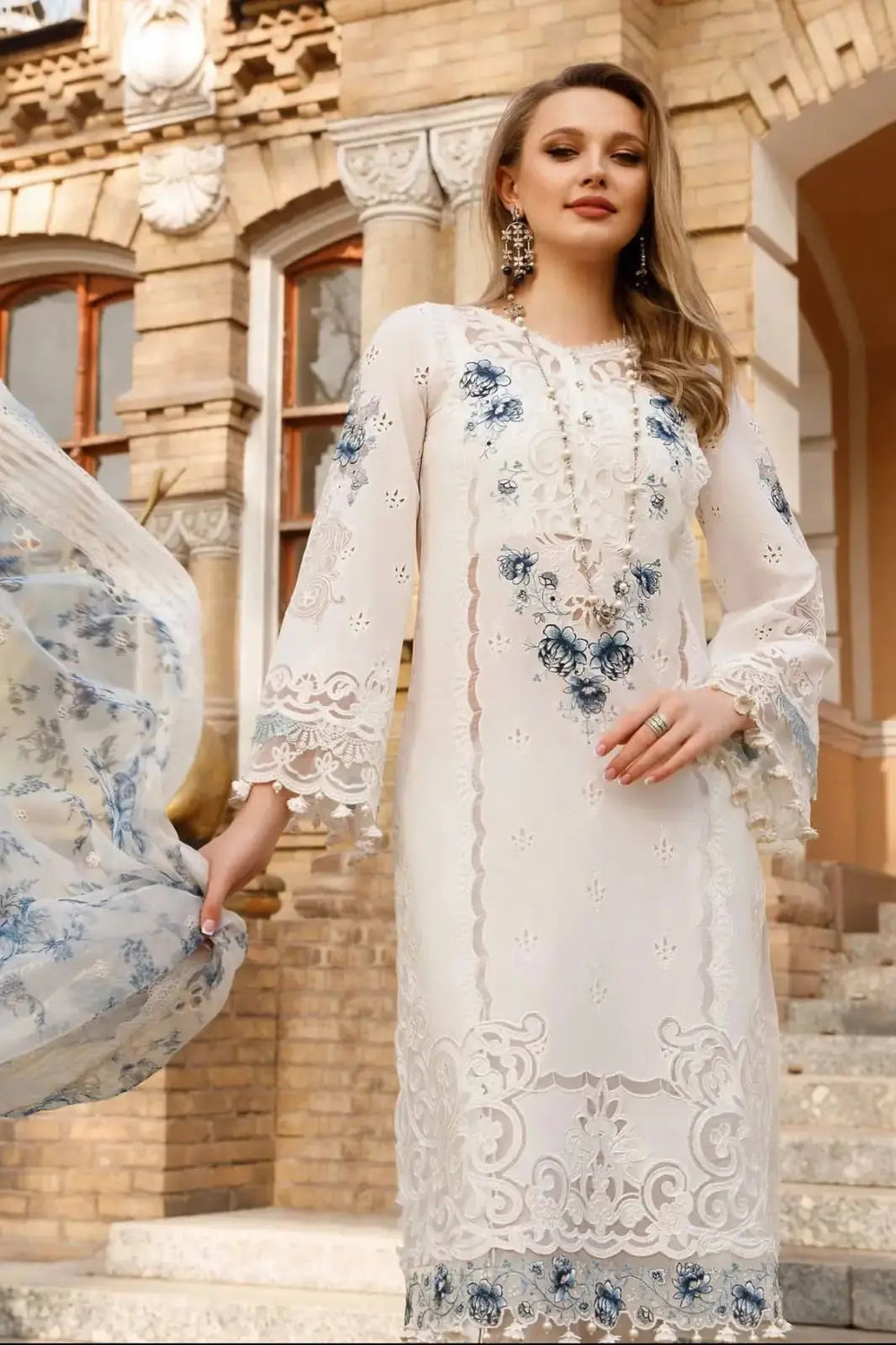 ChickenKari Embroidered Suit 8491