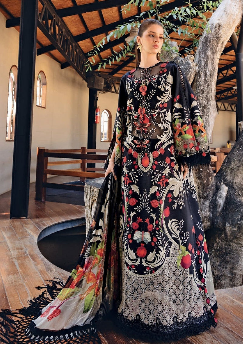 Lawn Suit Black 8443