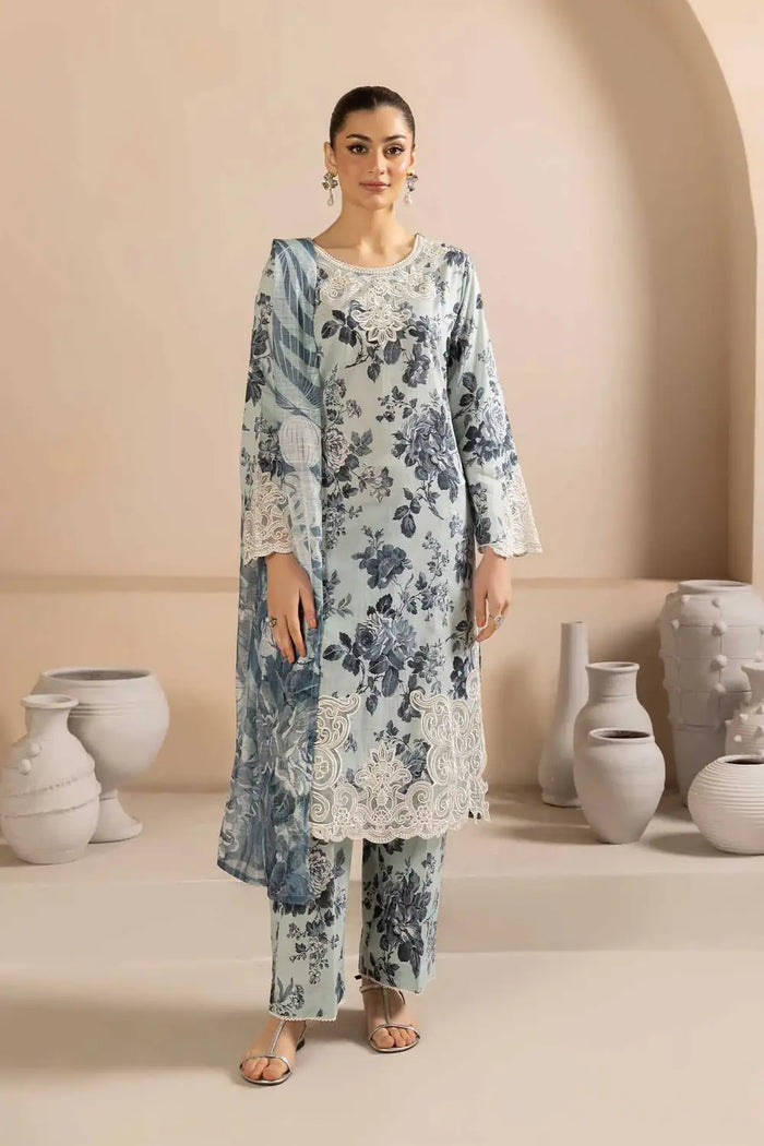 Lawn Suit Gray 8462