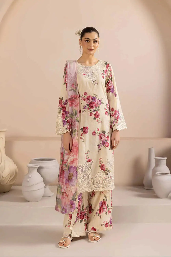 Lawn Suit Pink 8454