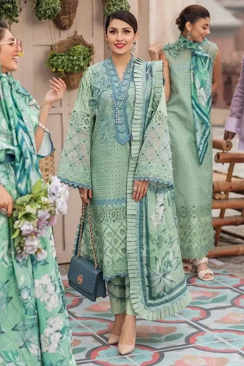 Luxury Lawn Chikankari Suit 8482
