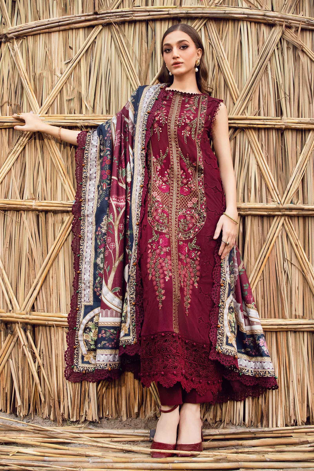Embroidered Center Panel 8615