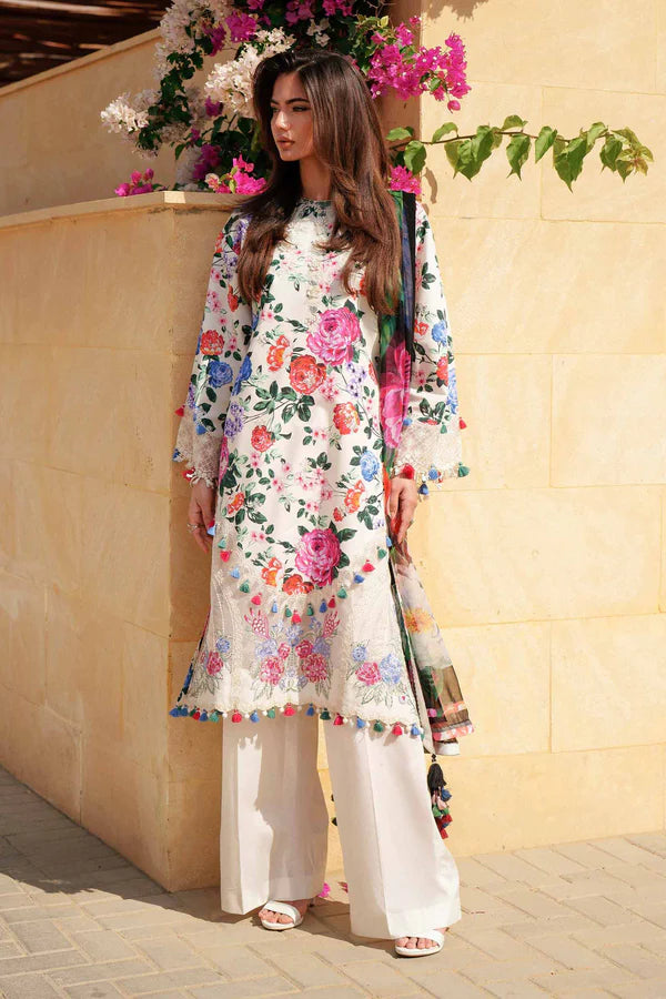 Digital Printed Lawn 8563