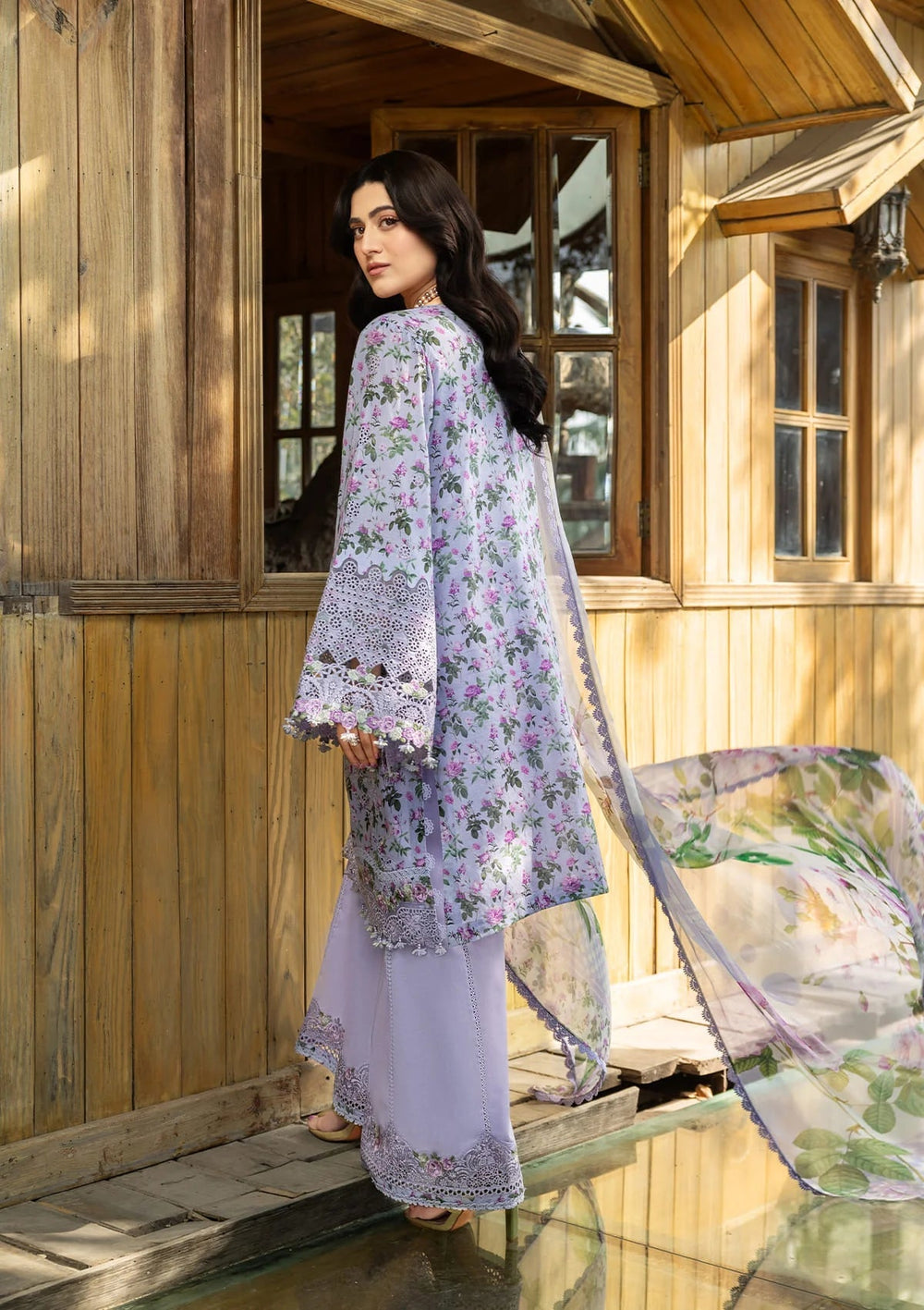 Printed LAWN Suit 8555
