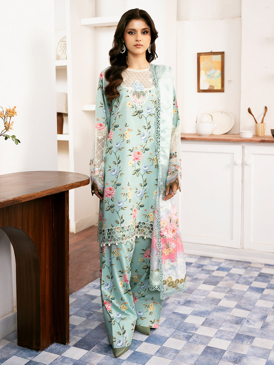 Zari Effect Lawn 8600