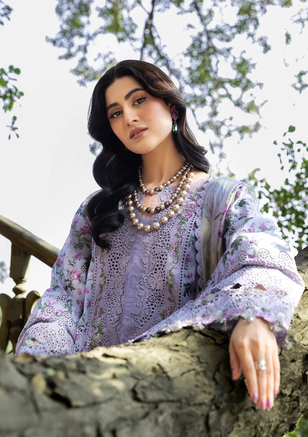 Printed LAWN Suit 8555