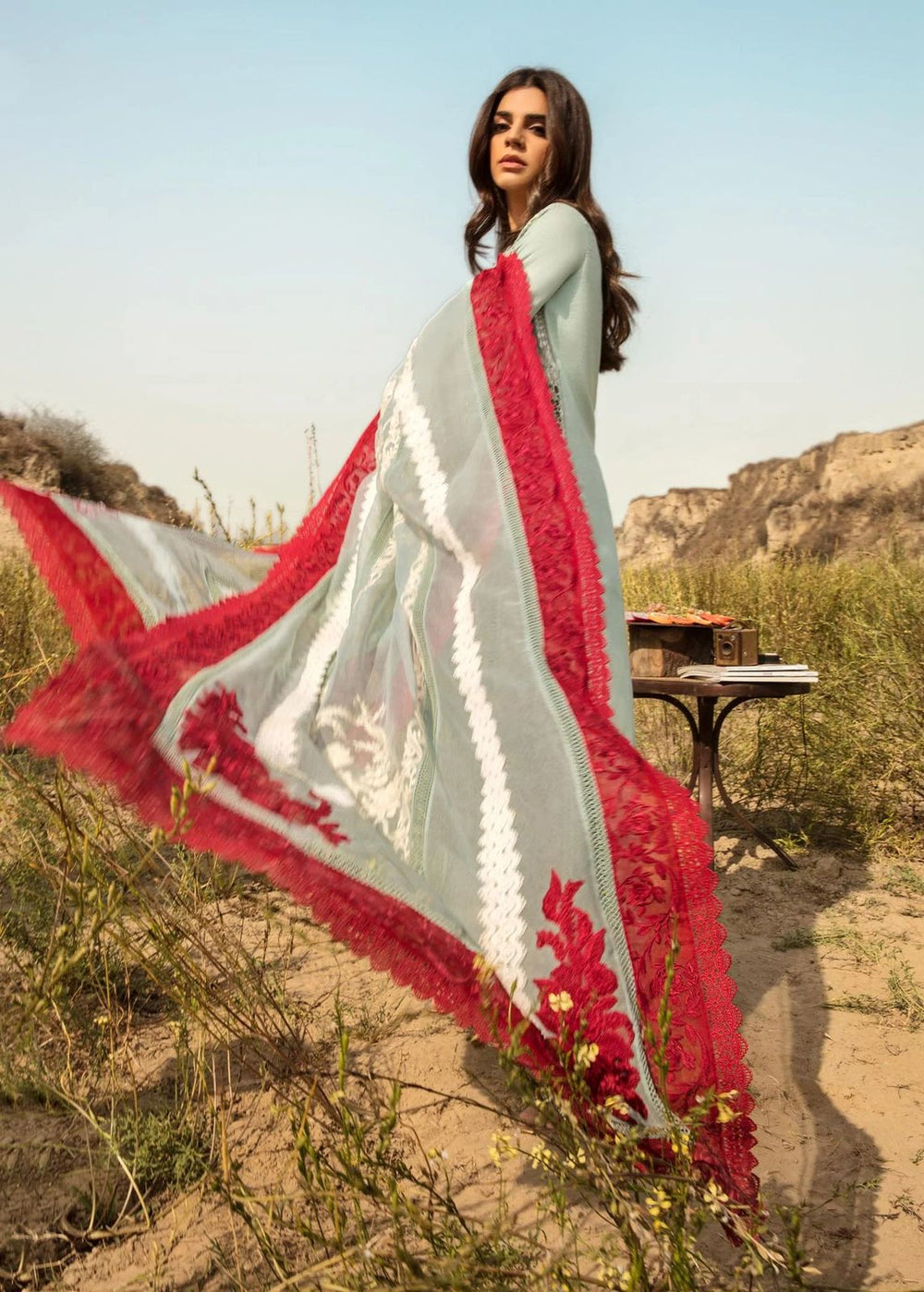 Chikankari Embroidered Suit 8571