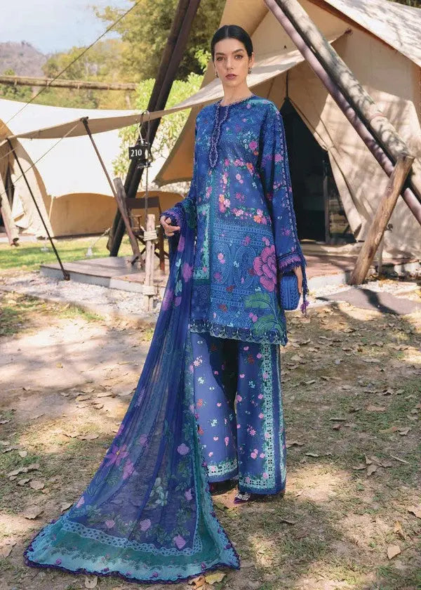 M Print lawn Suit 8528