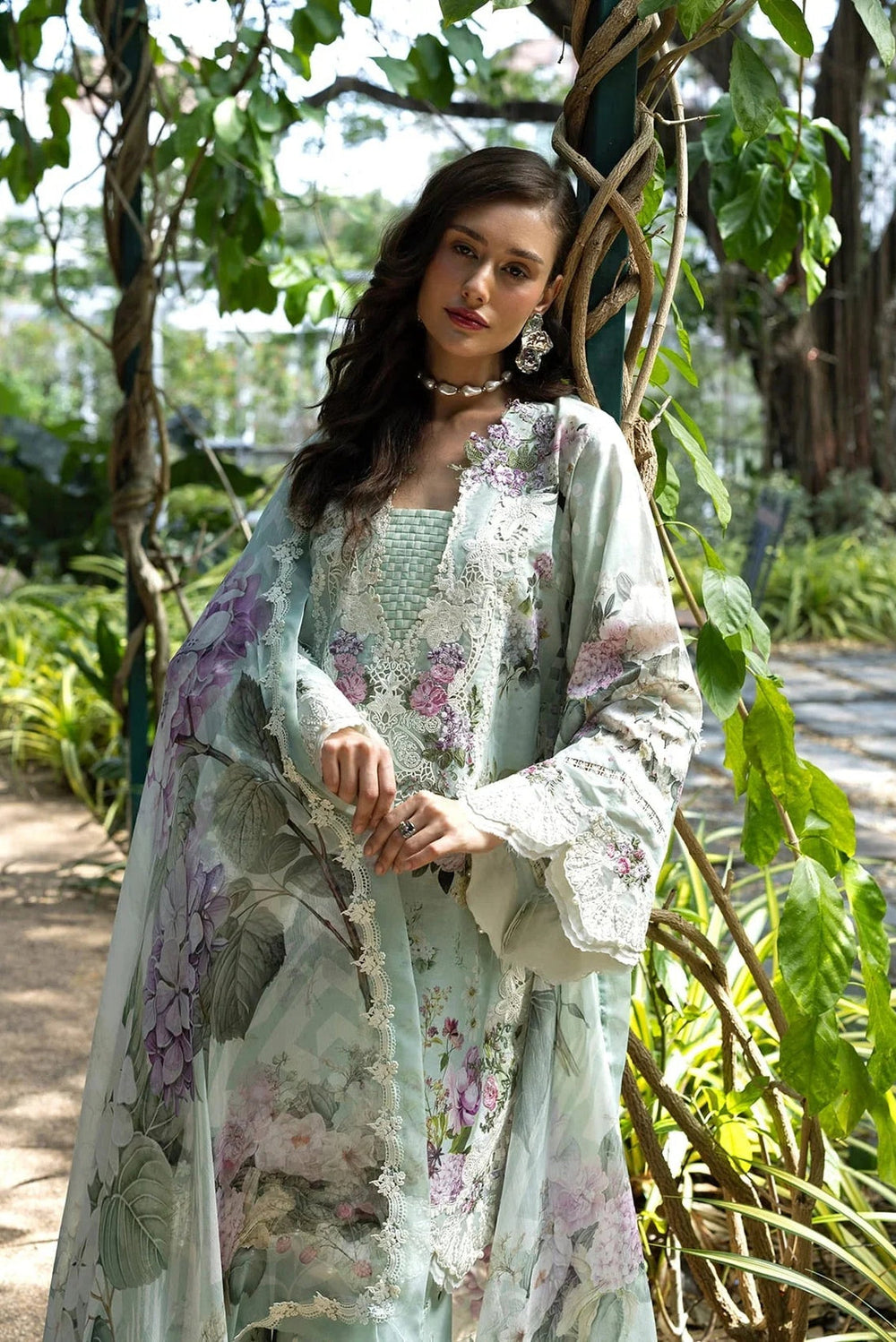 Printed LAWN Suit 8557