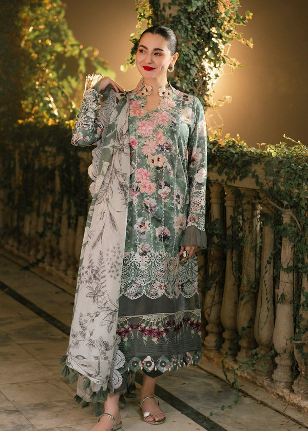 Zari Effect Lawn 8592