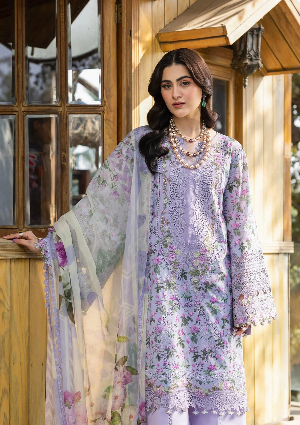 Printed LAWN Suit 8555