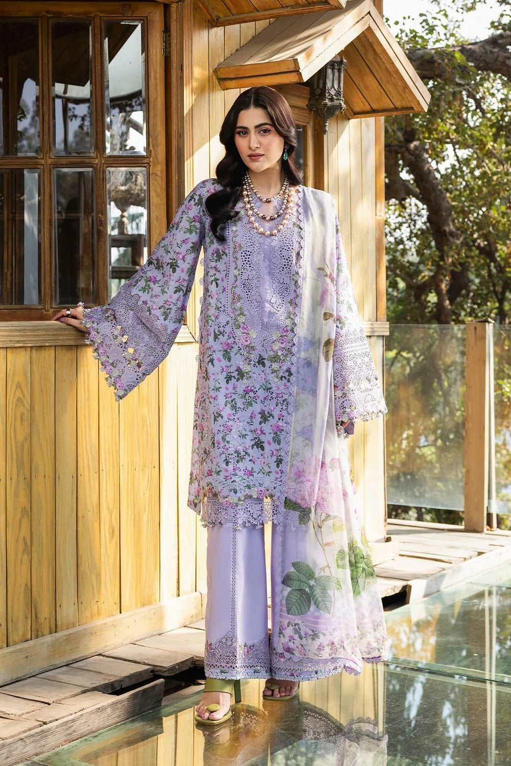 Printed LAWN Suit 8555