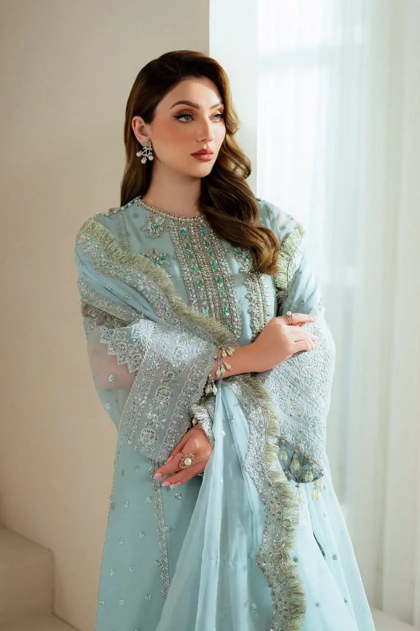 ORGANZA Embroidered Suit 8541